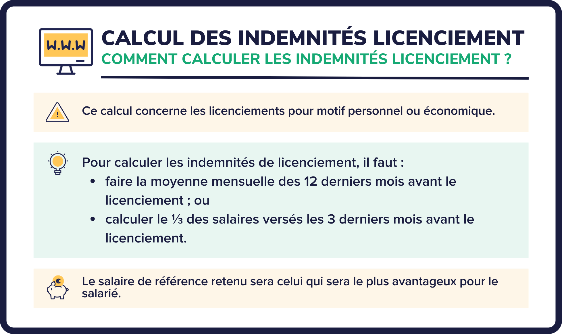 Tout savoir sur le calcul des indemnités de licenciement